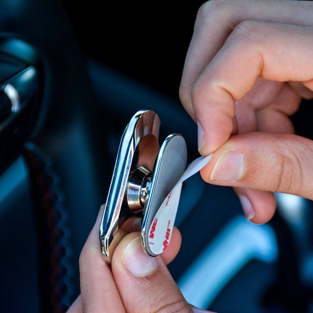 360 degree rotating magnetic car phone holder